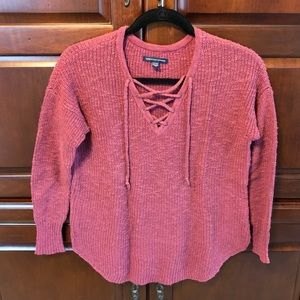 American Eagle Red Sweater